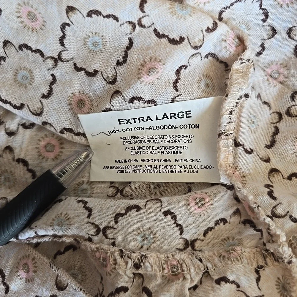 LEI Cream Diamond Pattern Babydoll Cami Tank Top Lace Trim Padded Bra Y2K 90s XL